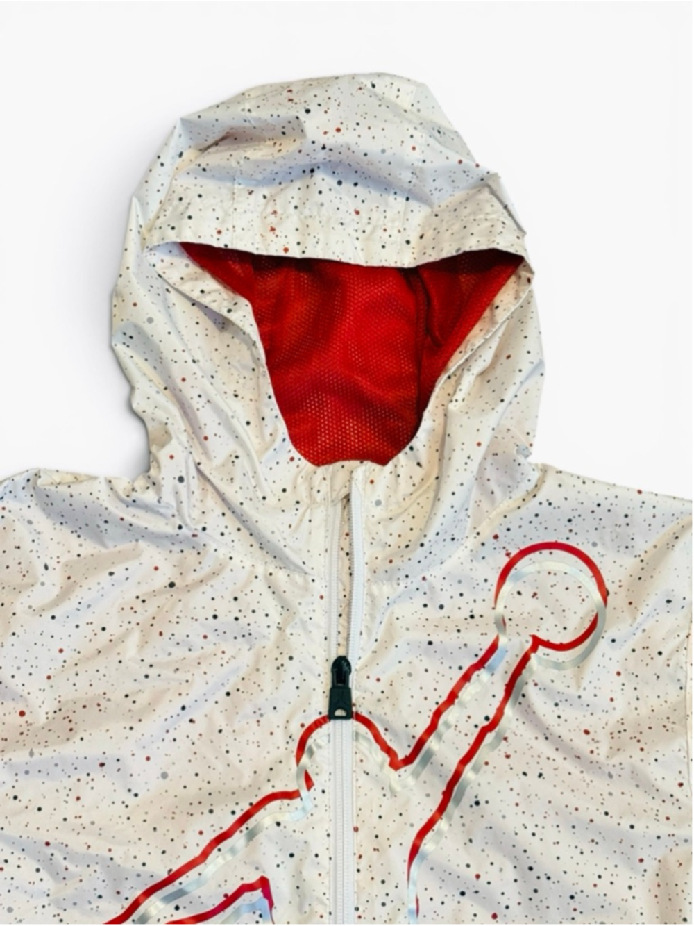 Nike Air Jordan Youth Windbreaker Jumpman Jacket Boy's Sz M Full Zip Hooded - Picture 4 of 9